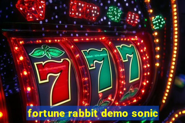 fortune rabbit demo sonic